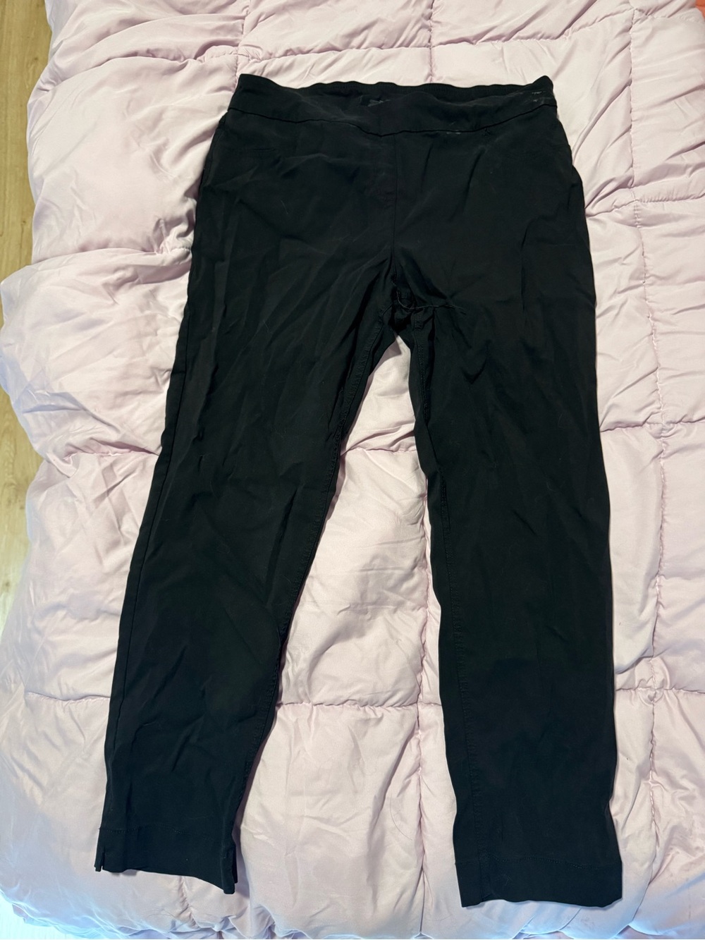 Women's Black Stretch Pull-On Pants